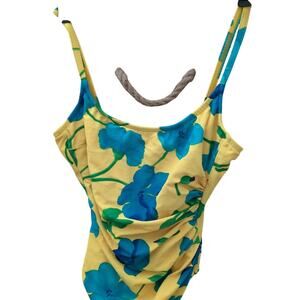 Cole of California One Piece bathing Suit with Ruching size 8